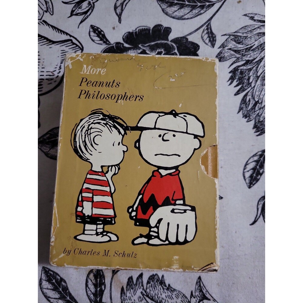 VINTAGE 1967 "MORE PEANUTS PHILOSOPHERS"  MINIBOOK (X4) CHARLES M. SCHULZ Snoopy